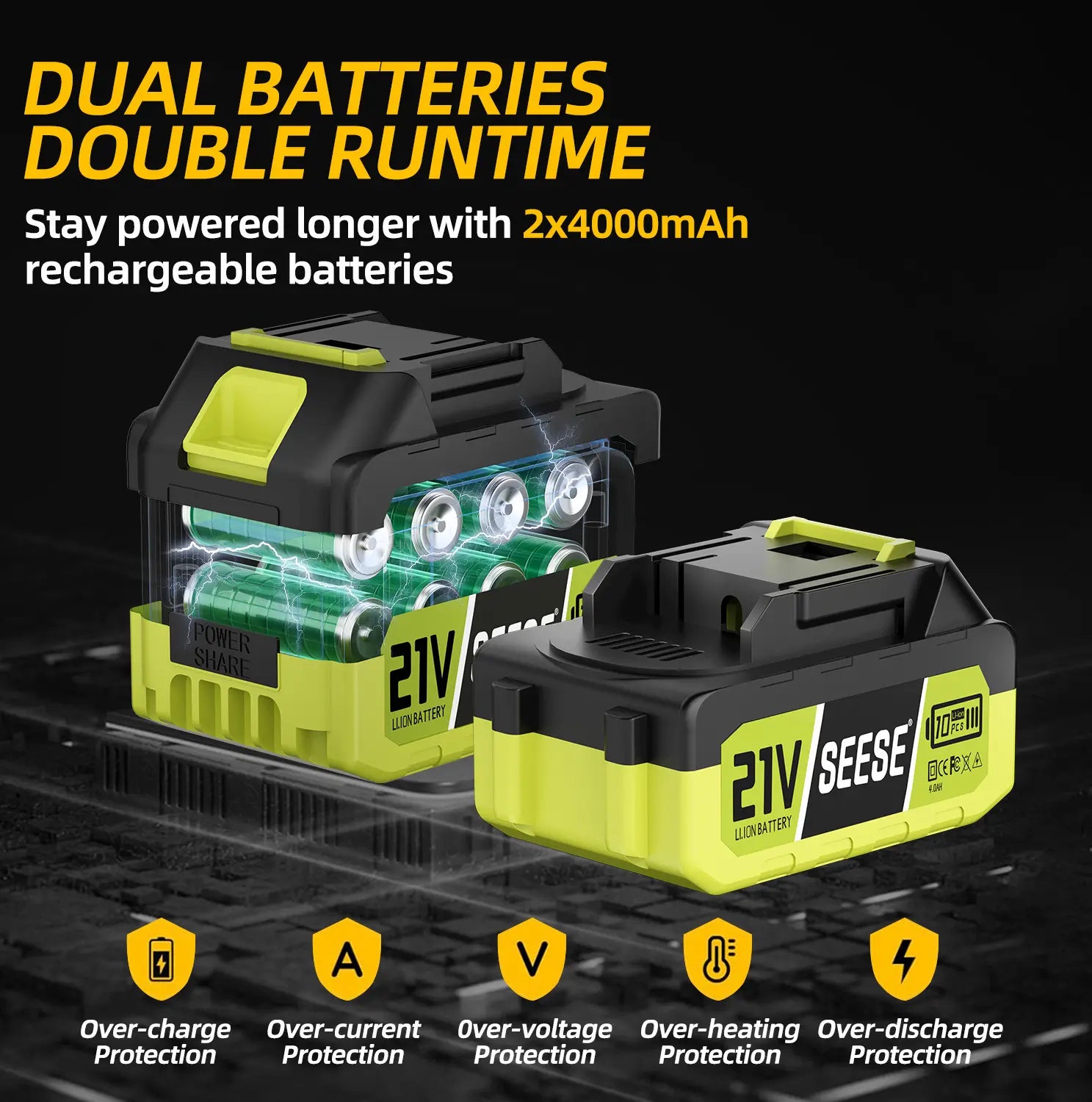 2-in-1 Brushless 8" Mini Chainsaw & Pole Saw, Cordless Tree Pruner